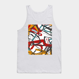 colourful abstract style design Tank Top